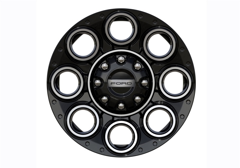 Ford Super Duty Single Wheel - Ford Racing - 20x8in Cast - Black w/Machined Face - `05-`26